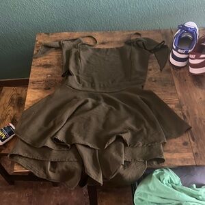 Army Green romper